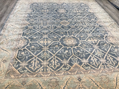 Pakistan Ziegler Hand Knotted Wool 9x12