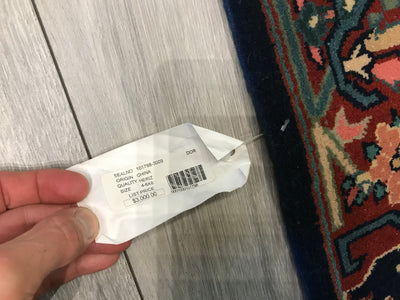 China Heriz Hand Knotted Wool 4x6