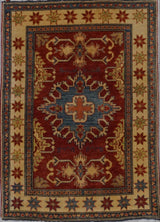 Pakistan Kazak Hand Knotted Wool 4x5