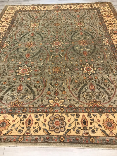 Pakistan Ziegler Hand Knotted Wool 8x10