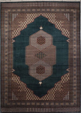 Pakistan Bokhara Hand Knotted Wool 9x12