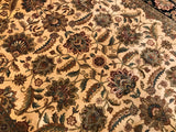 India Jaipur Hand Knotted Wool 9x12