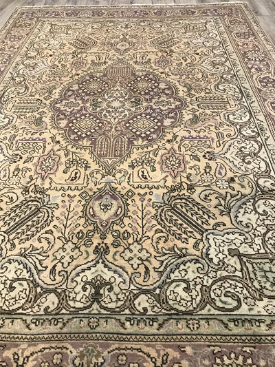Persian (Iran) Old Tabriz Hand Knotted Wool 7x10