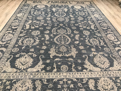 Pakistan Ziegler Hand Knotted Wool 9x12