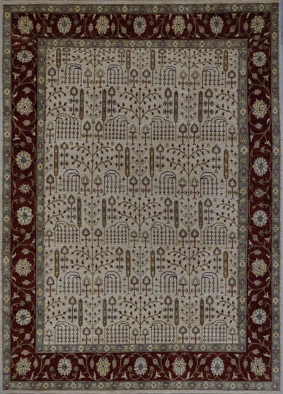 Pakistan Ziegler Hand Knotted Wool 8X10