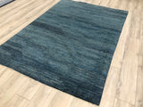 Pakistan Gabeh Plain Hand Knotted Wool 6x8