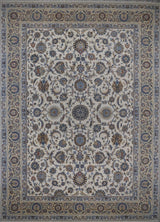 India Kashan Hand Knotted Wool 11x16