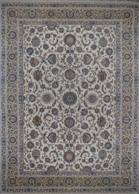 India Kashan Hand Knotted Wool 11x16