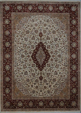 Pakistan Tabriz Hand Knotted Wool & Silk 8x10