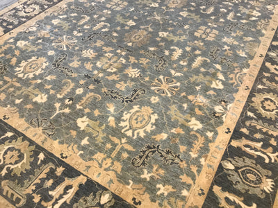 Pakistan Ziegler Hand Knotted Wool 10x14