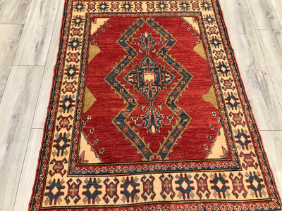 Pakistan Kazak Hand Knotted Wool 4x5