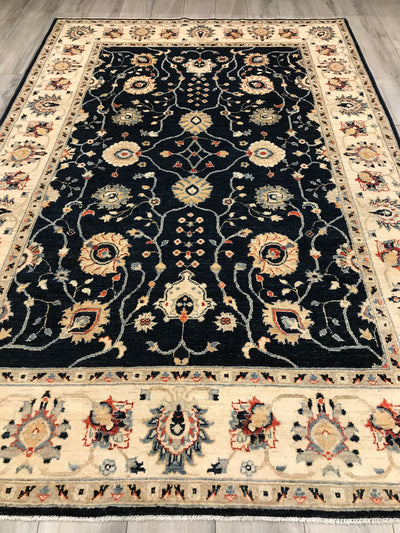 Pakistan Ziegler Hand Knotted  Wool 6x9