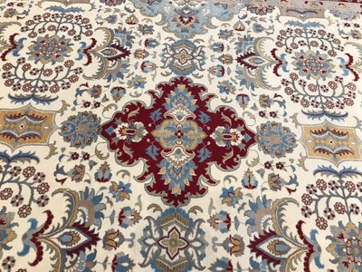 Pakistan Tabriz 16/16 Hand Knotted Wool 9x12