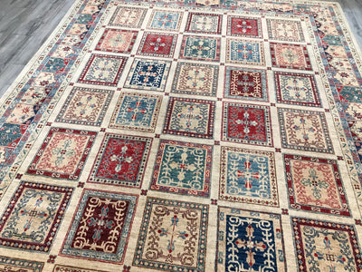 Pakistan Baktiari Hand Knotted wool 8x11