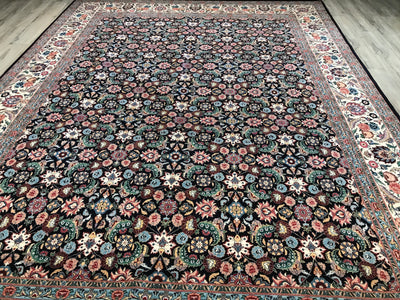 Pakistan Fine Tabriz Hand Knotted Wool 10x14