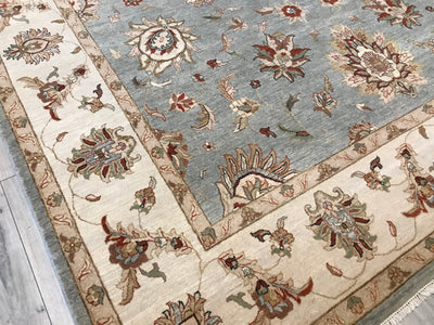 India Ziegler Hand Knotted Wool 10x14