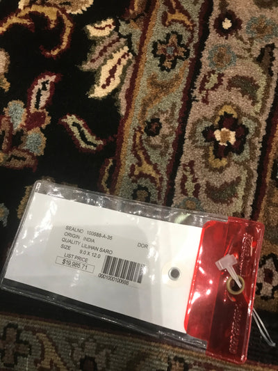 India Lilihan Sarouq Hand Knotted Wool 9x12