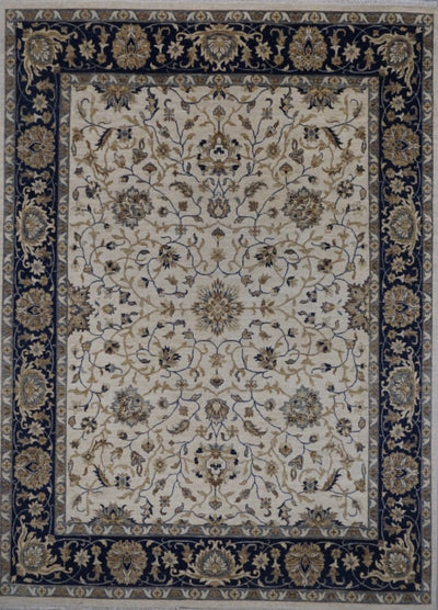 India Ziegler Hand Knotted Wool 8x10