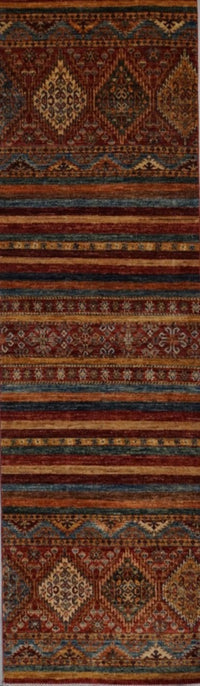 Pakistan Korjeen Kazak Hand Knotted Wool 3x8