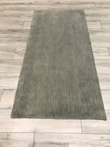 India Hand Loom Wool Green 3x6