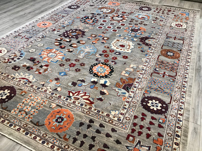 Pakistan Ziegler Hand Knotted Wool 9x12