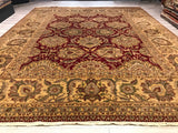 India Jaipur Hand Knotted Wool 12x15