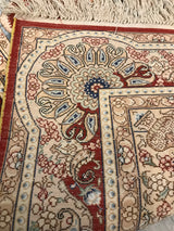 Chinese Tabriz Hand Knotted Silk 3x5