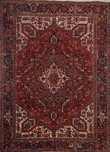 Persian Antique Heriz hand Knotted wool 8x10