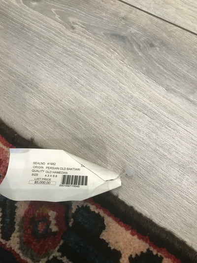 Persian Old Baktiari Hand Knotted Wool 5x7