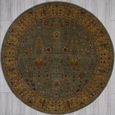 India Dimora Hand Knotted Wool 6x6