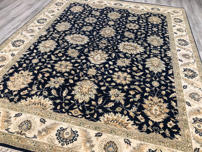 India Ziegler Hand Knotted Wool 8x10