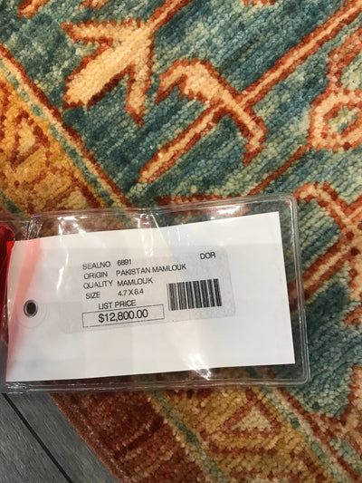 Pakistan Mamluk Hand Knotted Wool 5x7