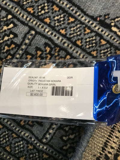 Pakistan Bokhara Hand Knotted Wool 3x5