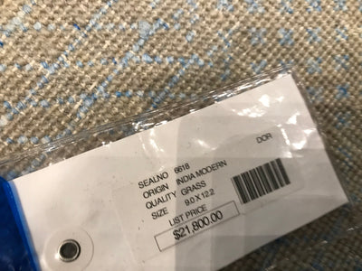 India Modern Hand Knotted Wool 9x12