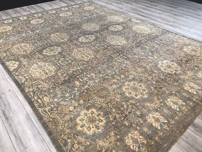 Pakistan Ziegler Hand Knotted Wool 9x12