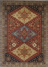India Shiraz Hand Knotted wool 9x12
