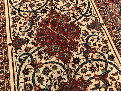 Persian Esfahan Hand Knotted Wool 8x11