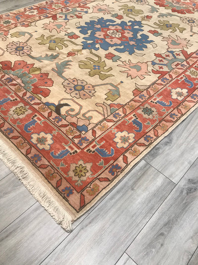 Persian Tabriz Hand Knotted Wool 6x9