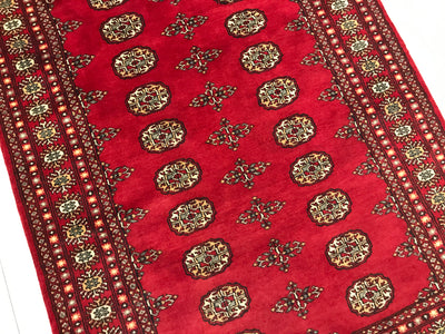 Pakistan Bokhara Hand Knotted wool 4x6