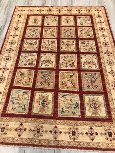 Pakistan Chobi Hand Knotted Wool 4x6