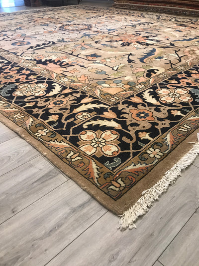 Persian old Mahal Hand Knotted Wool 13x16