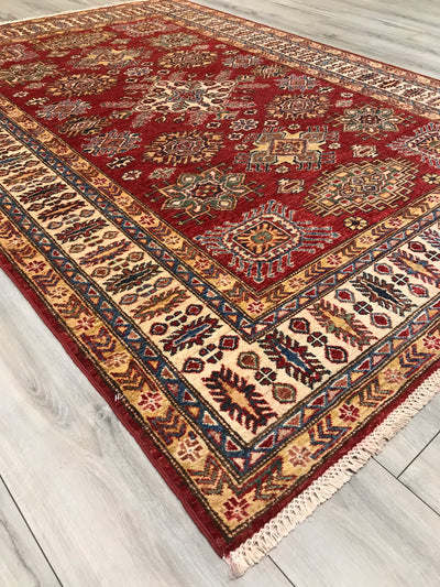 Pakistan Kazak Shirwan Hand Knotted Wool 6x8