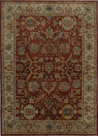 India Ziegler Hand Knotted Wool 4x6