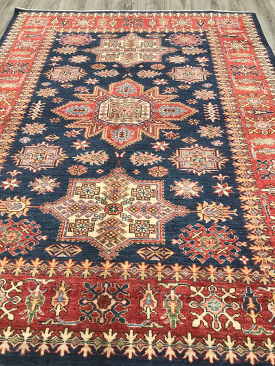 Pakistan Kazak Shirwan Hand Knotted Wool 6x8