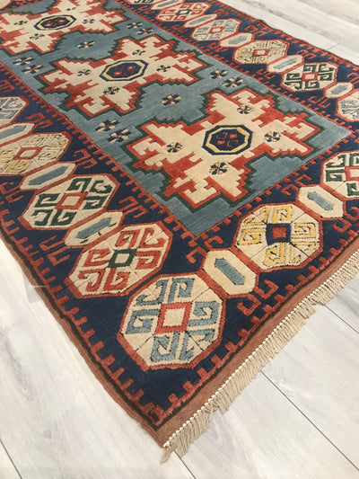 Turkish old Anatolia Hand Knotted Wool 5x7
