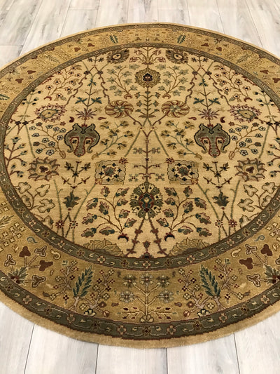 India Dimora Hand Knotted Wool 6x6