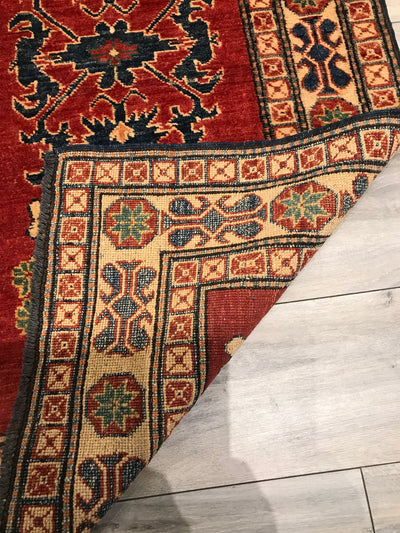 Pakistan Kazak Hand Knotted Wool 3x13