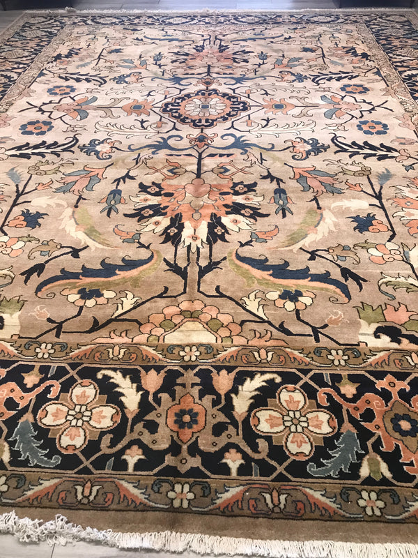 Persian old Mahal Hand Knotted Wool 13x16