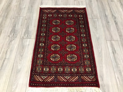 Pakistan Bokhara Hand Knotted wool 3x4