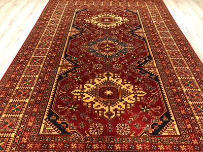 Pakistan Shirwan Kazak Hand Knotted Wool 8x11